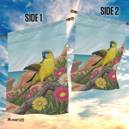 Australia Rock Parrot Garden Flag Pigface Carpobrotus Rocky Island Vibes LT14