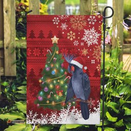 Australia Palm Cockatoo Christmas Garden Flag Goliath Cockatoo Santa Merry Chrissie LT14