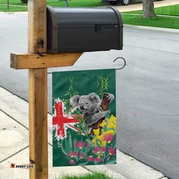 Australia Day Koala Garden Flag Aussie Aussie Aussie Oi Oi Oi National Color LT9