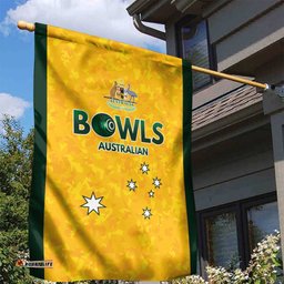 Australian Lawn Bowls Garden Flag Aussie Minimalist Style LT9