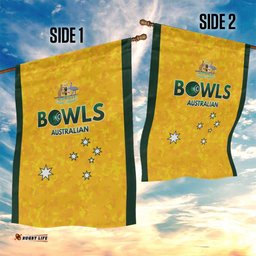 Australian Lawn Bowls Garden Flag Aussie Minimalist Style LT9