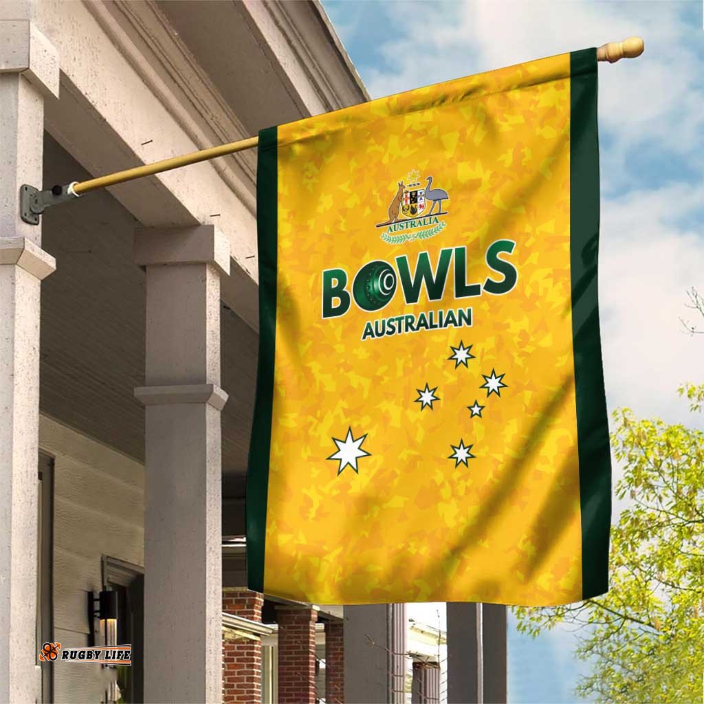 Australian Lawn Bowls Garden Flag Aussie Minimalist Style LT9