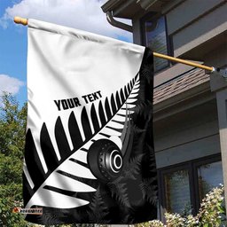 New Zealand Lawn Bowls Custom Garden Flag Aotearoa Silver Fern LT14