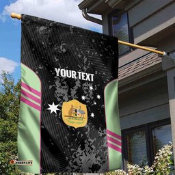 Custom Australia Matildas 2026 Garden Flag Come On Aussie Grunge Style LT14