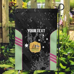 Custom Australia Matildas 2026 Garden Flag Come On Aussie Grunge Style LT14