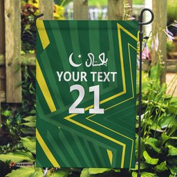 Pakistan Cricket Custom Garden Flag Shaheen Falcon Go Champions LT9