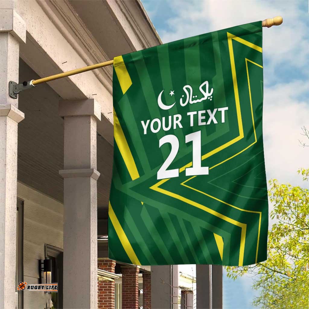 Pakistan Cricket Custom Garden Flag Shaheen Falcon Go Champions LT9