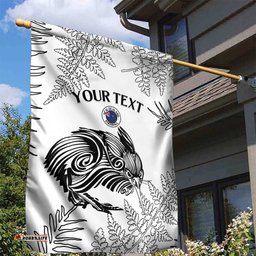 Custom New Zealand Kiwi Football Garden Flag Aotearoa Silver Fern LT14