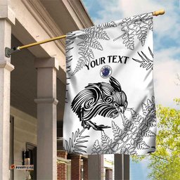 Custom New Zealand Kiwi Football Garden Flag Aotearoa Silver Fern LT14