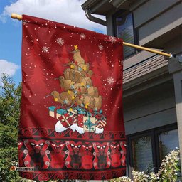 Funny Kiwi Bird Xmas Tree Garden Flag New Zealand Tribal Christmas Spirit LT9