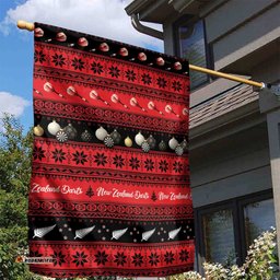 New Zealand Darts Christmas Garden Flag Merry Xmas Aotearoa Maori Red LT14