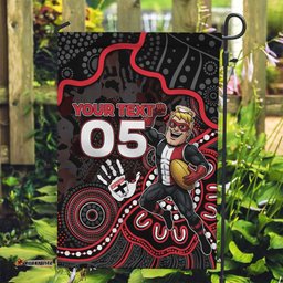 Custom Saints Football Garden Flag Aboriginal Dot Art Pattern DT05
