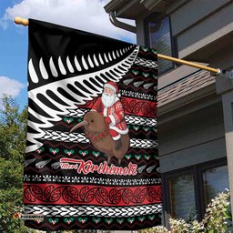 New Zealand Kiwi Santa Christmas Garden Flag He Wairua Kirihimete LT9