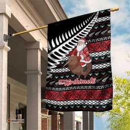 New Zealand Kiwi Santa Christmas Garden Flag He Wairua Kirihimete LT9