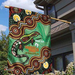 Personalised Australia Goanna NAIDOC Week 2026 Garden Flag 50 Years of Deadly Aboriginal Art LT14
