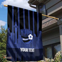 New Zealand Auckland Football Custom Garden Flag Go City of Sails Est 2025 LT14