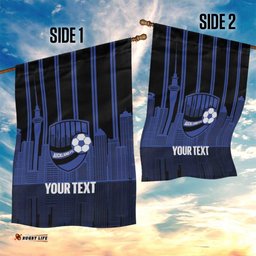 New Zealand Auckland Football Custom Garden Flag Go City of Sails Est 2025 LT14