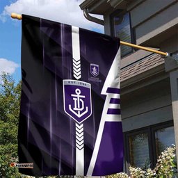 Fremantle Dockers Garden Flag Modern Geometric Sports Graphic Style TS04