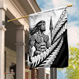 Koru Fern New Zealand Maori Tribal Warrior Garden Flag LT9