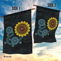 NAIDOC 50 Years of Deadly Garden Flag Sun Aboriginal Dot Art LT19