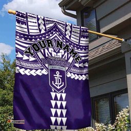 Personalized Fremantle Dockers Garden Flag Polynesian Tribal Pattern Heritage Football TS04