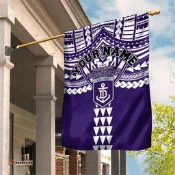 Personalized Fremantle Dockers Garden Flag Polynesian Tribal Pattern Heritage Football TS04