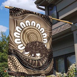 Indigenous Echidna Australia Garden Flag Australian Aboriginal Art Proud LT14