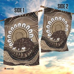 Indigenous Echidna Australia Garden Flag Australian Aboriginal Art Proud LT14