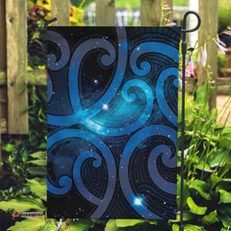 New Zealand Maori Matariki Garden Flag Galaxy Kowhaiwhai LT7