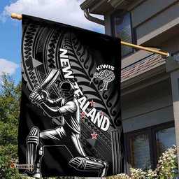 New Zealand Cricket Garden Flag Maori Kiwi Black Fern LT01