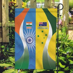 India Vs Australia Cricket Garden Flag Final Matchup LT05