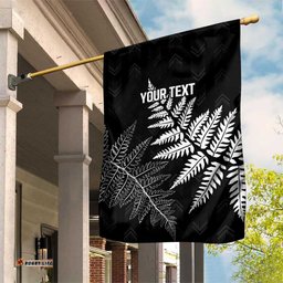 New Zealand Lawn Bowls Personalized Garden Flag Wrap-Around Silver Fern LT7