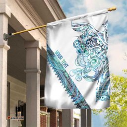 Kahui Whetu Paua shell Kowhaiwhai Taniko Personalised Garden Flag Taniwha Maori Tribal Style LT9
