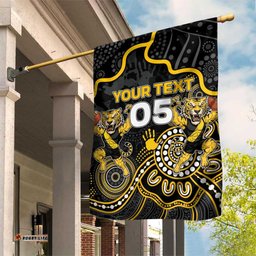 Custom Richmond Football Garden Flag Aboriginal Dot Art Pattern DT05