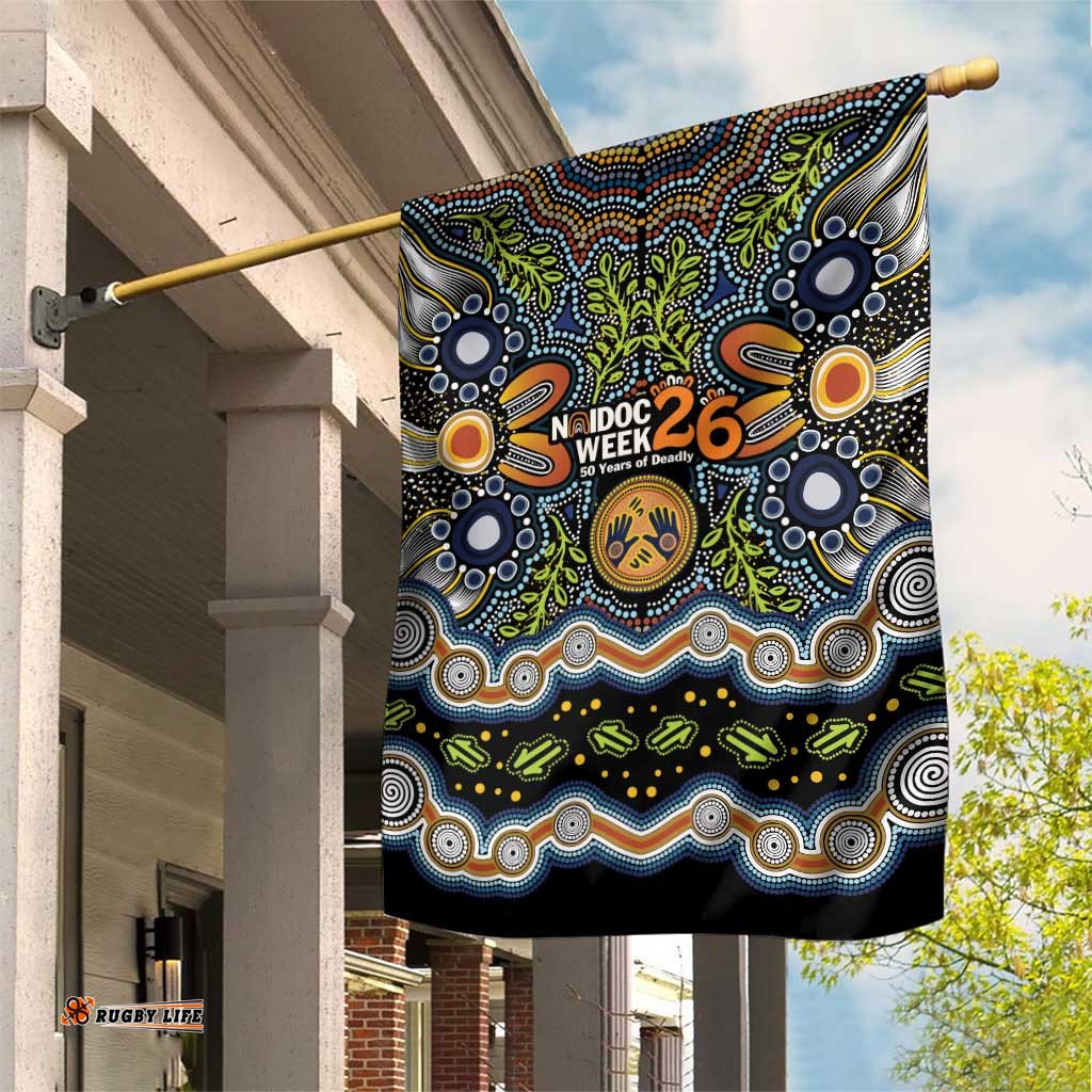NAIDOC Deadly 50 Years Garden Flag Aboriginal and Torres Strait Islander LT9