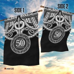 Kia Kaha Te Reo Maori New Zealand Garden Flag 50th Anniversary Ake Ake Ake LT14