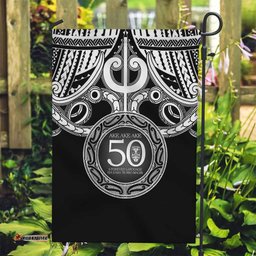 Kia Kaha Te Reo Maori New Zealand Garden Flag 50th Anniversary Ake Ake Ake LT14