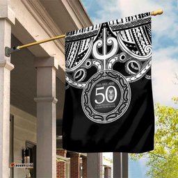 Kia Kaha Te Reo Maori New Zealand Garden Flag 50th Anniversary Ake Ake Ake LT14