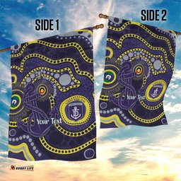 Dockers NAIDOC Week 2026 Personalised Garden Flag 50 Years of Deadly Aboriginal Art LT14