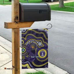 Dockers NAIDOC Week 2026 Personalised Garden Flag 50 Years of Deadly Aboriginal Art LT14