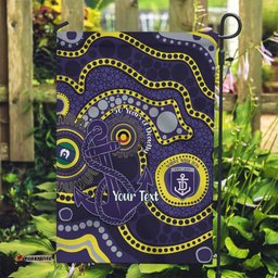 Dockers NAIDOC Week 2026 Personalised Garden Flag 50 Years of Deadly Aboriginal Art LT14