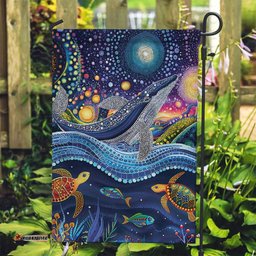 Heal Country Heal Our Nation Aboriginal Dreamtime Garden Flag LT9