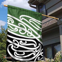 Green Fern New Zealand Kowhai Ngutukak Garden Flag LT9