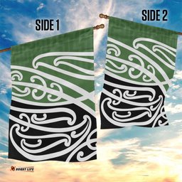 Green Fern New Zealand Kowhai Ngutukak Garden Flag LT9