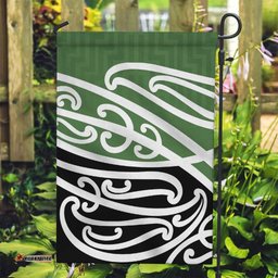 Green Fern New Zealand Kowhai Ngutukak Garden Flag LT9