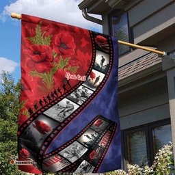 Personalised ANZAC Spirit 1915-2026 Filmstrip Tribute Garden Flag Lest We Forget 25 April LT9