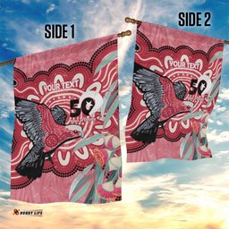 Personalised Australia Galah NAIDOC Week 2026 Garden Flag 50 Years of Deadly Aboriginal Art LT14