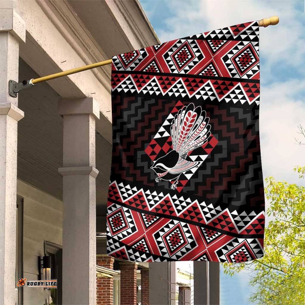 Taniko Aotearoa Garden Flag Poutama Mix Piwakawaka LT7