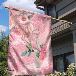 Personalized Pink Galah Fight for Hope and Healing Garden Flag Australias Breast Cancer Awareness LT9
