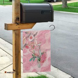Personalized Pink Galah Fight for Hope and Healing Garden Flag Australias Breast Cancer Awareness LT9